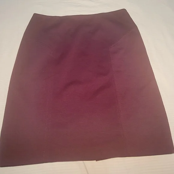 Preston & York Rich Purple Pencil Skirt Size 12 - Picture 4 of 7
